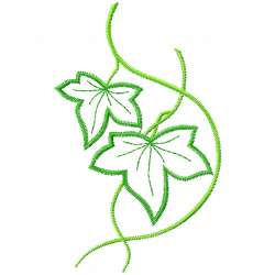 Flowers And Tree Embroidery Design 6